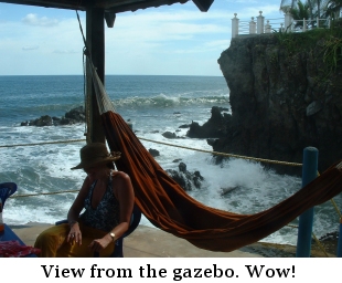 View from the Gazebo at Las Olas, El Salvador.